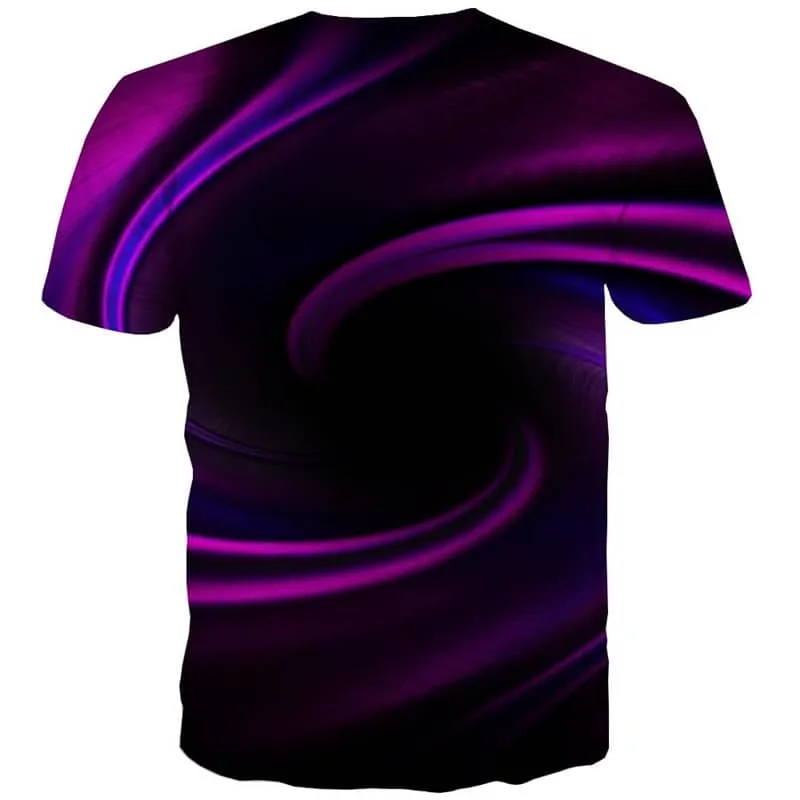 abstract tshirt  Hip hop tshirt 3D personality  art costume man Cool fun geometric colorful art