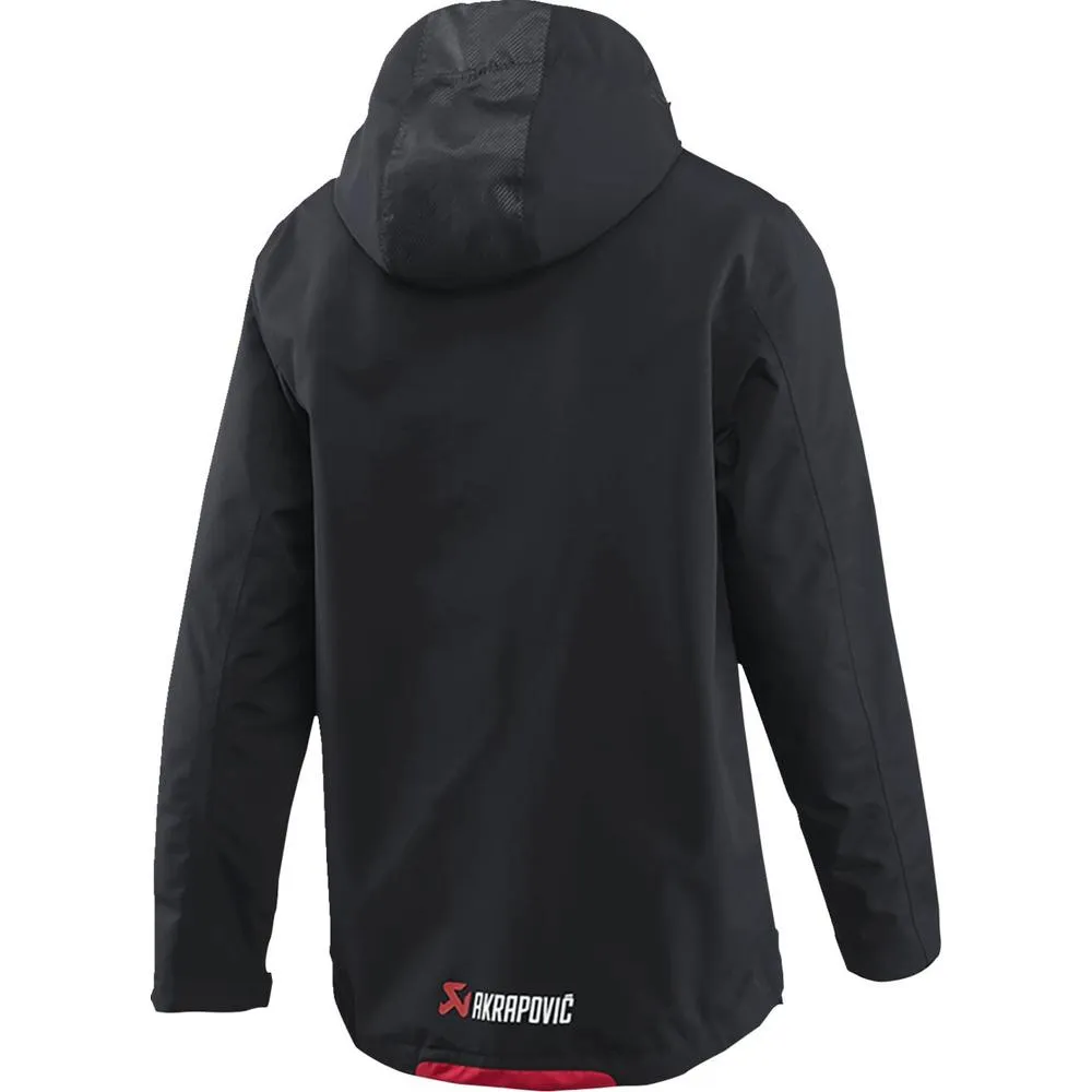 Akrapovic Corpo Rain Jacket Black / Red