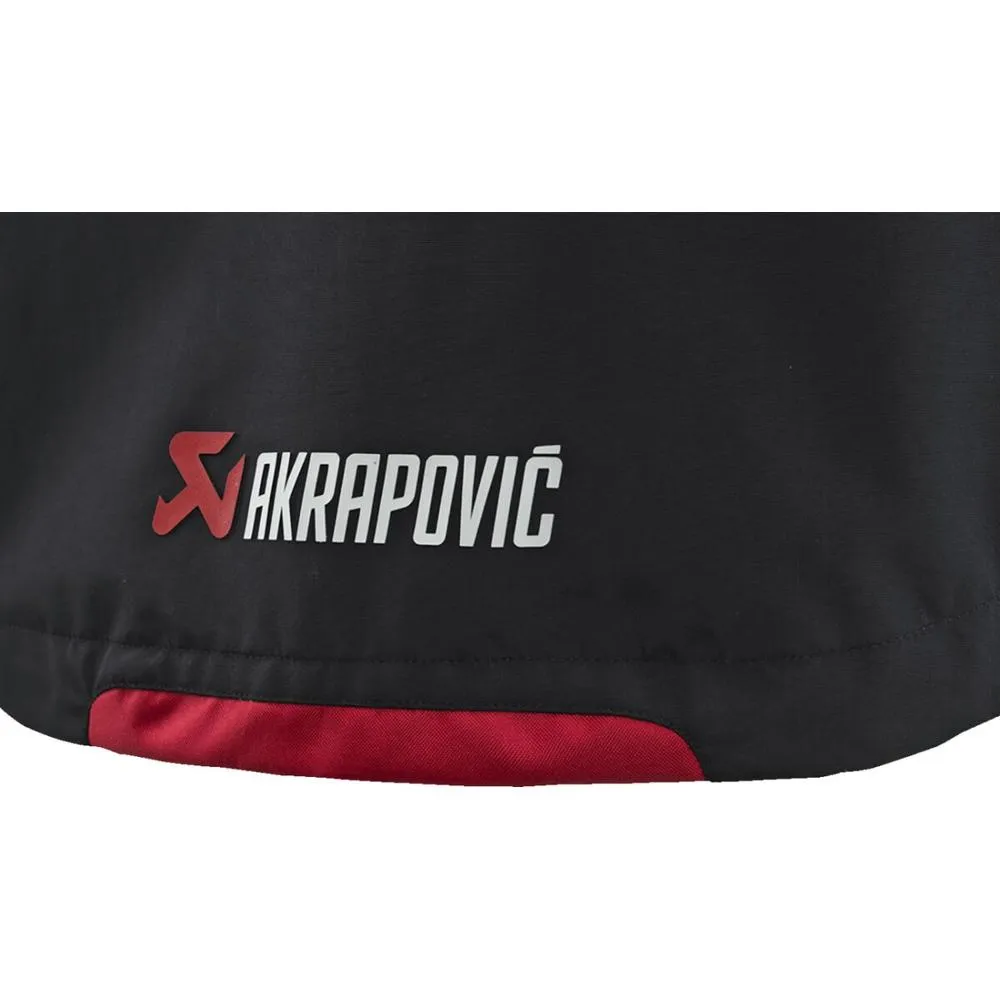 Akrapovic Corpo Rain Jacket Black / Red