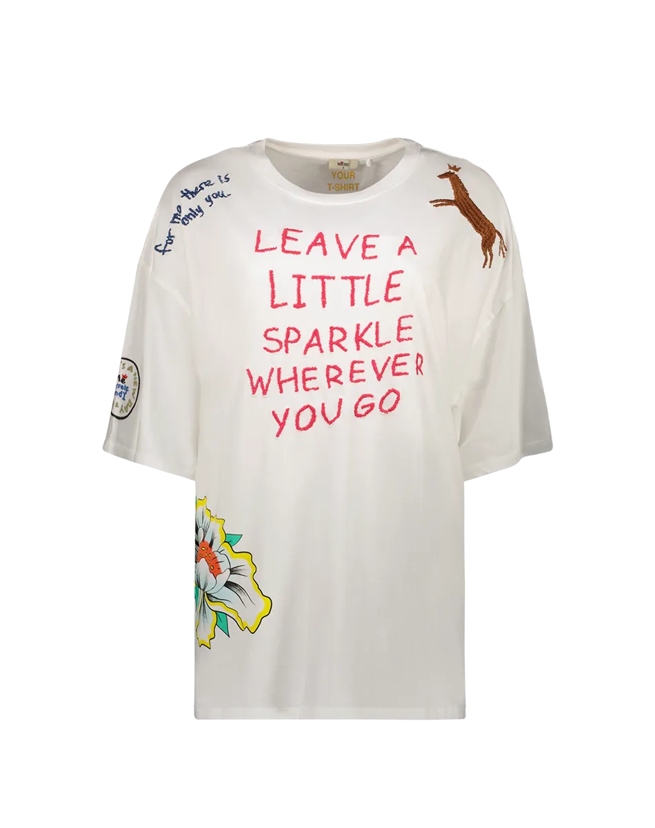 Angelina Sparkle Oversized T-Shirt