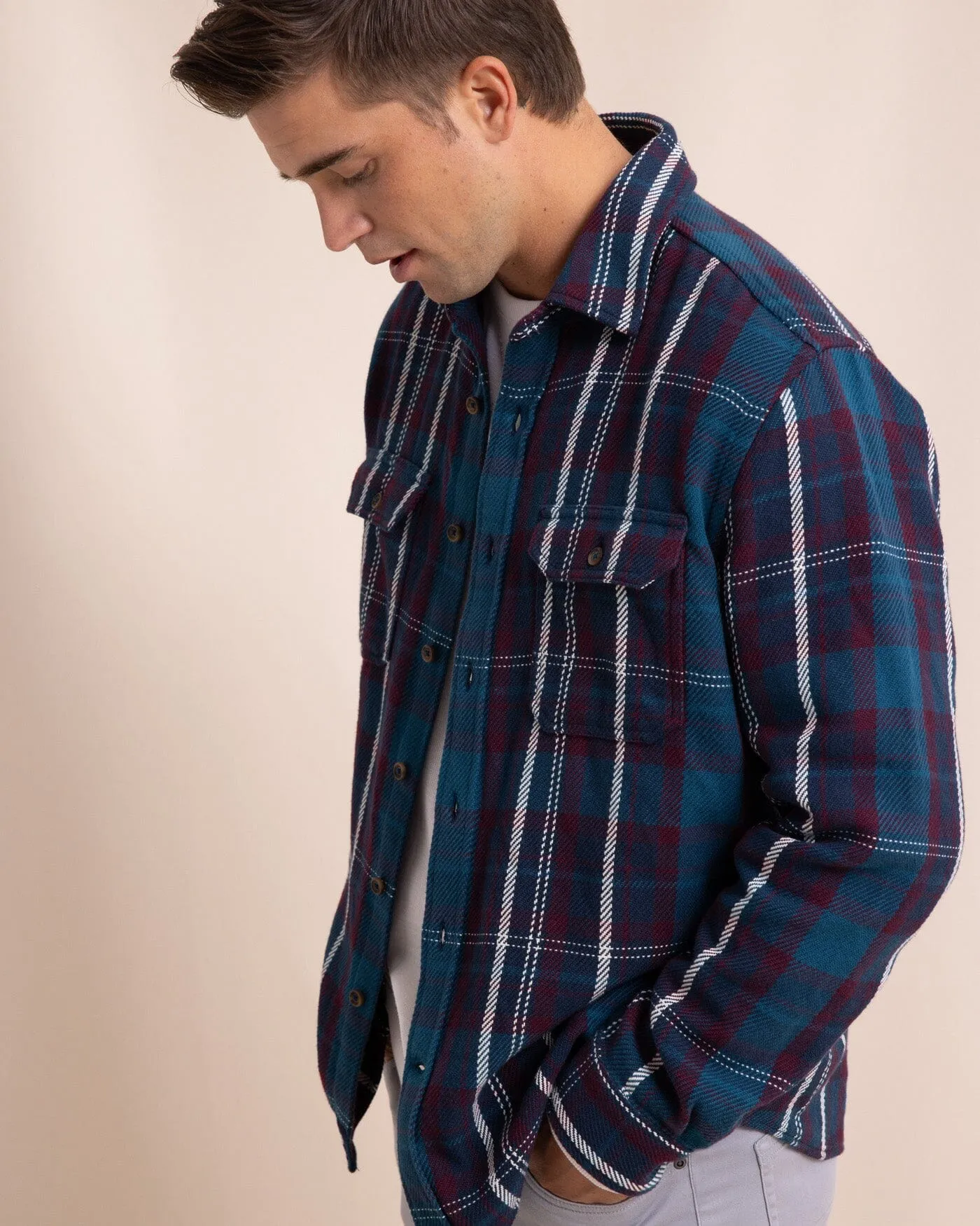 Beachwood Plaid Twill Long Sleeve Shirt