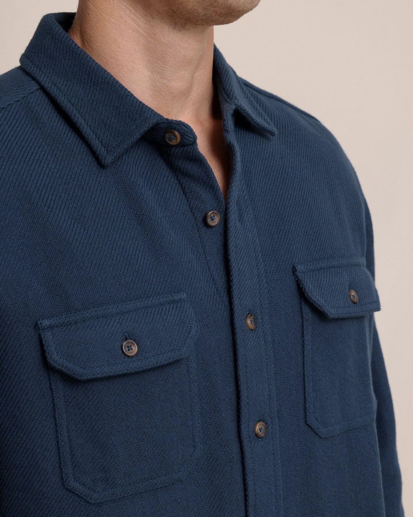 Beachwood Solid Twill Long Sleeve Shirt