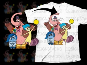 Bing Bong Joy Sadness Character Png Digital Download