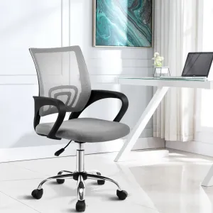 Breathable Mesh Mid Back Office Chair, Height Adjustable - Artiss