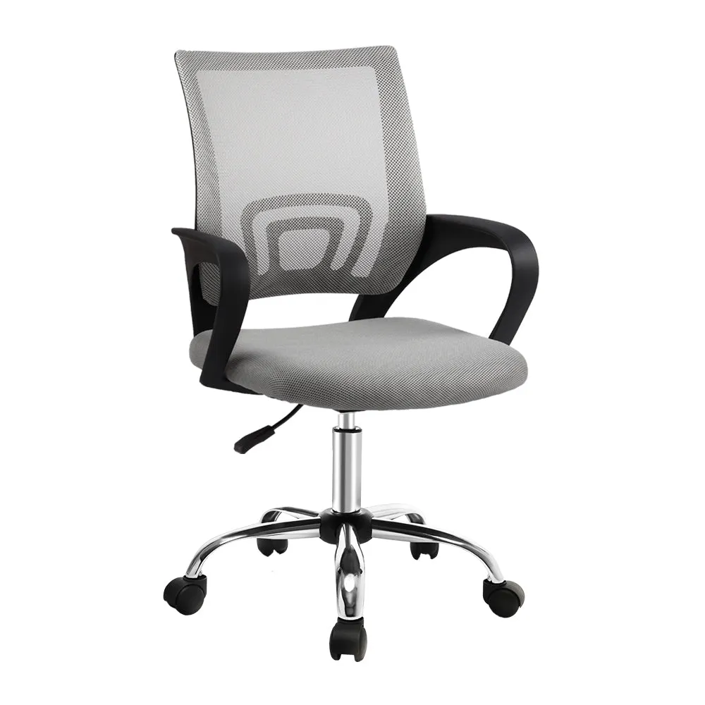 Breathable Mesh Mid Back Office Chair, Height Adjustable - Artiss