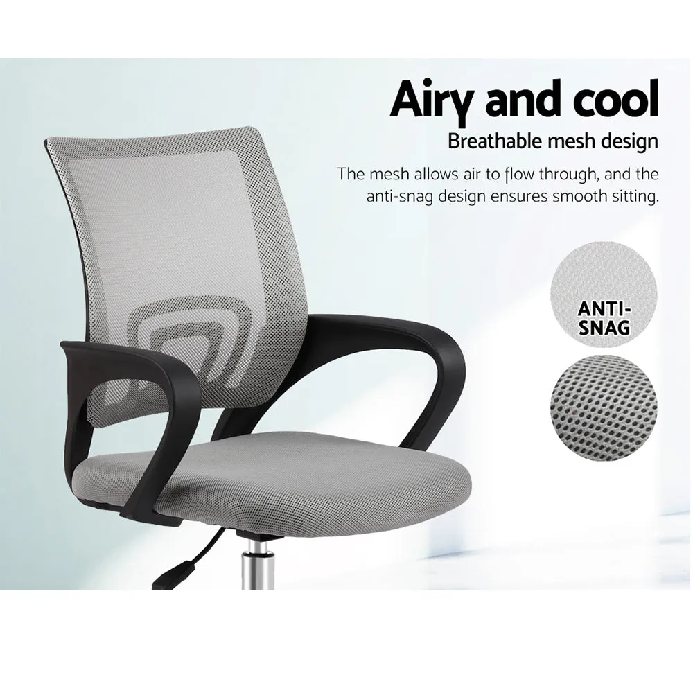 Breathable Mesh Mid Back Office Chair, Height Adjustable - Artiss