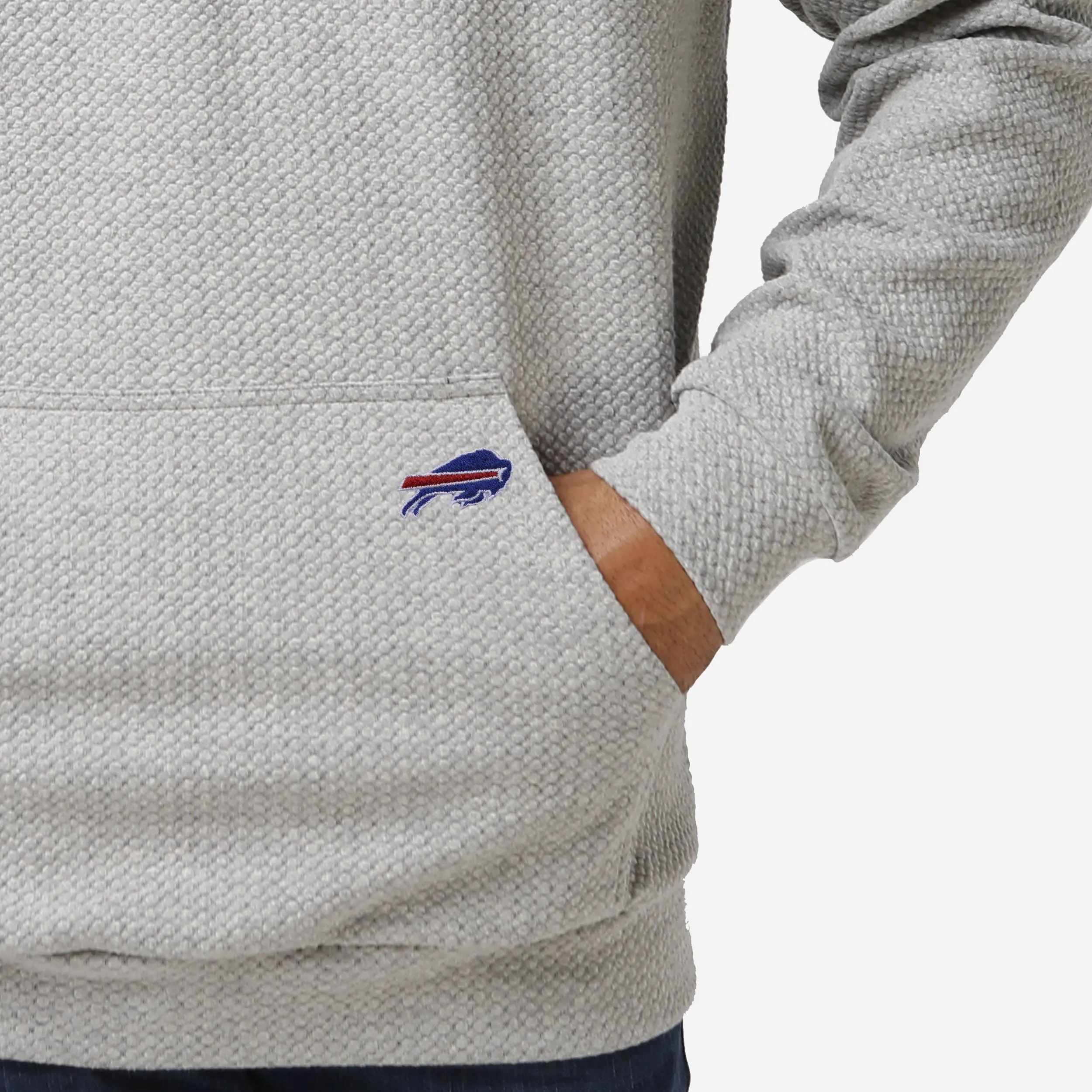 Buffalo Bills Gray Woven Hoodie