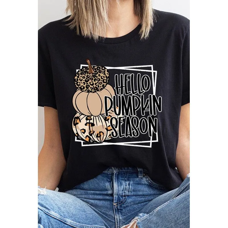 COLOR BEAR  Hello Pumpkin Season Short sleeve Graphic T-Shirt