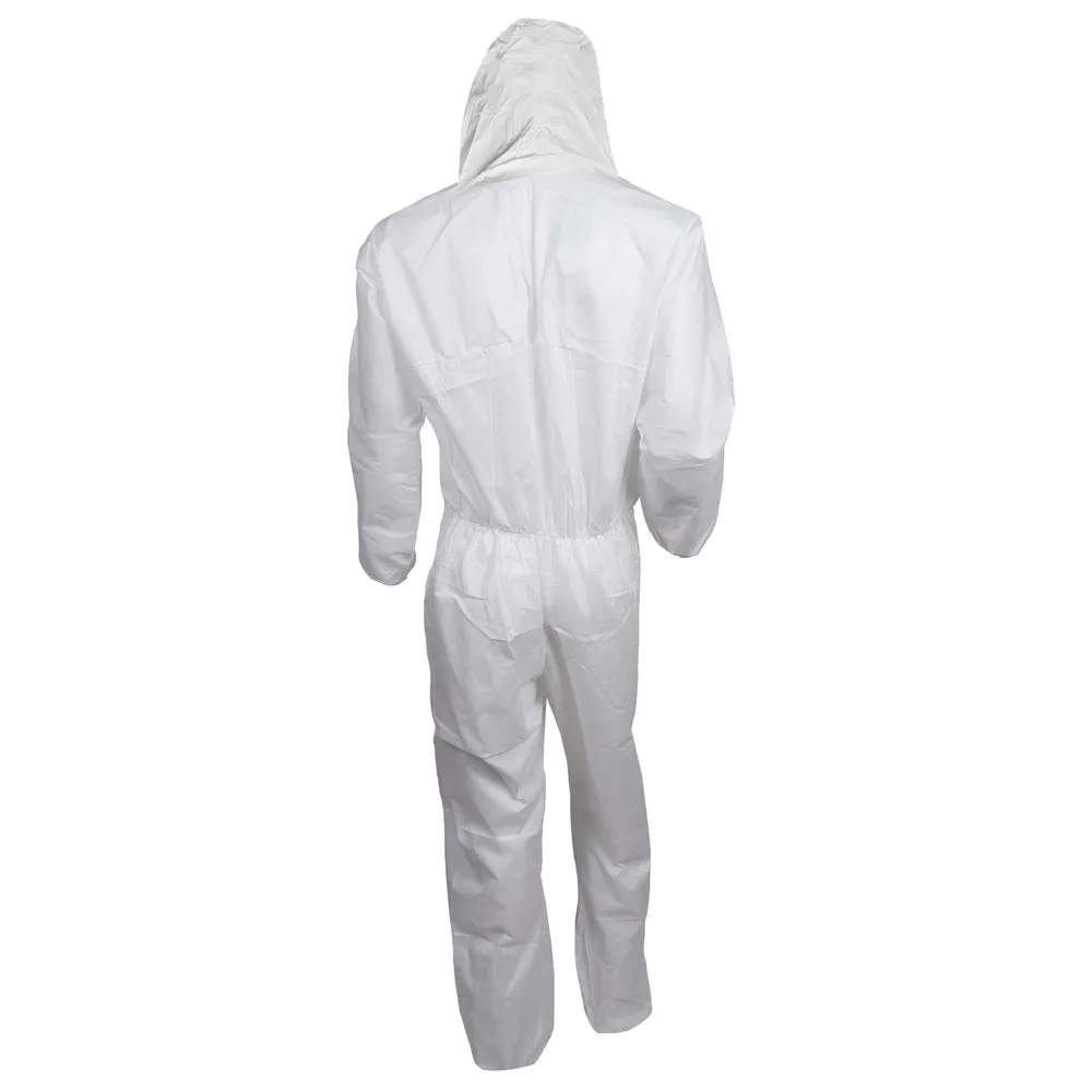 Coveralls - KleenGuard™ A20 White, Breathable Particle Protection, Hooded