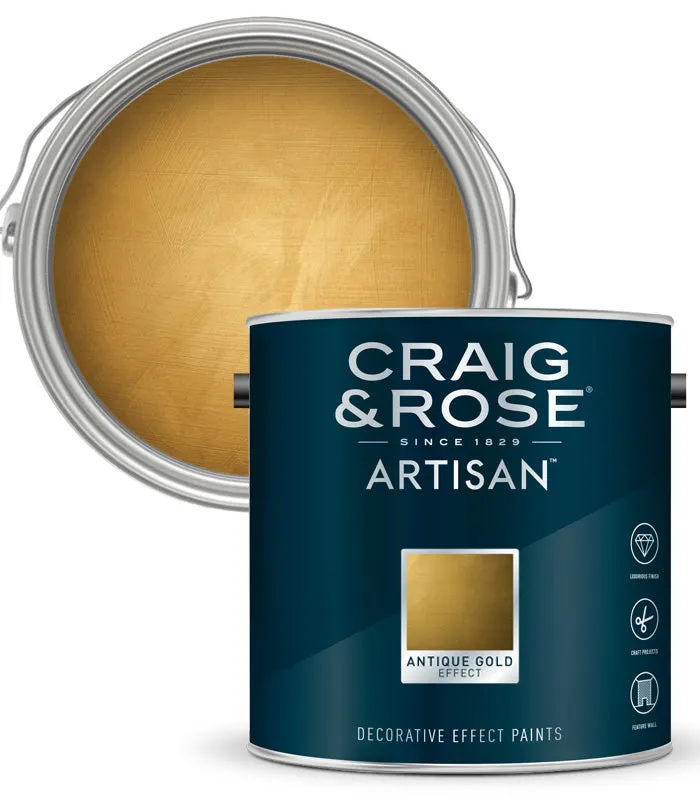 Craig and Rose Artisan Gold Effect Paints