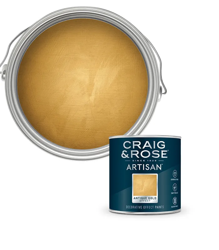 Craig and Rose Artisan Gold Effect Paints