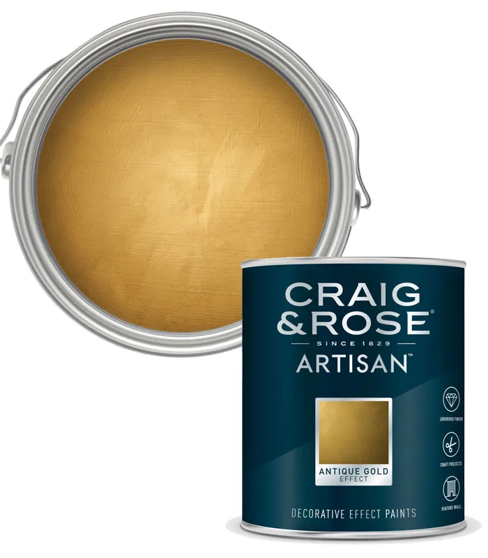 Craig and Rose Artisan Gold Effect Paints