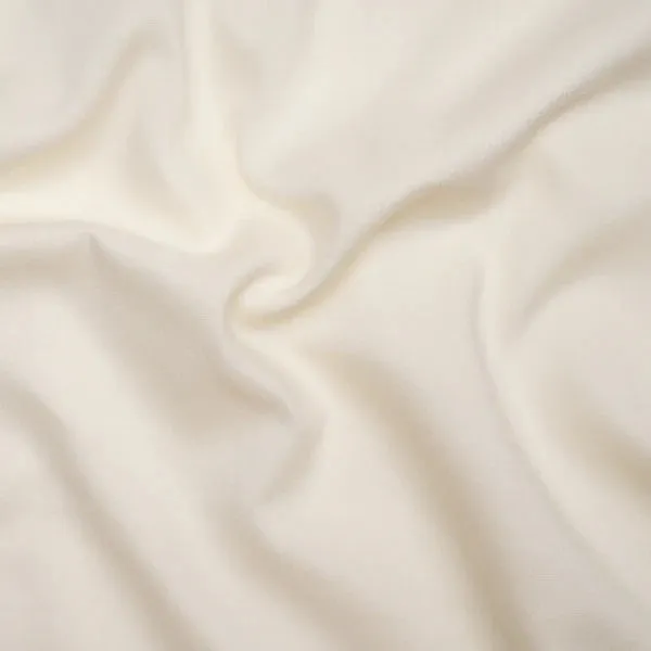 Cream Plain Dyed Rayon Fabric (Wholesale)