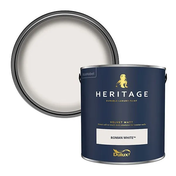 Dulux Heritage Matt Emulsion - Roman White