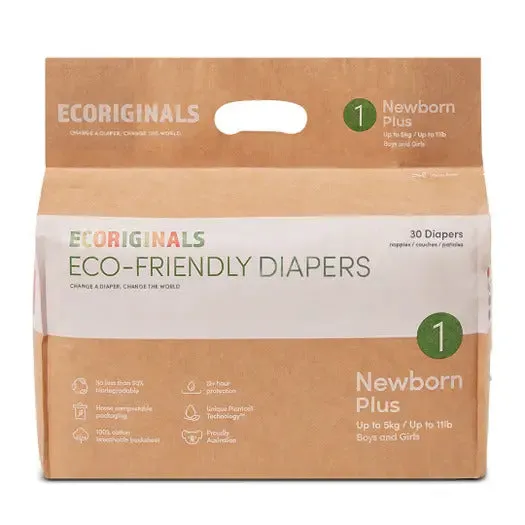 Ecoriginals Eco Nappy - Size 1 Newborn Plus