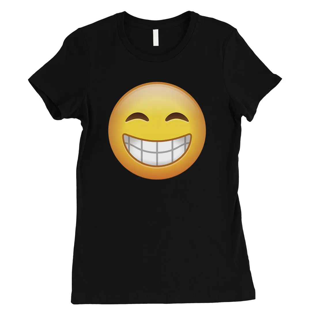 Emoji-Smiling Womens Cool Amazing Perfect Fun T-Shirt Friend Gift