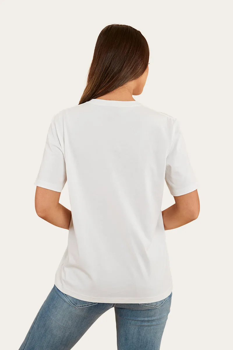 Esther Womens Loose Fit T-Shirt - White