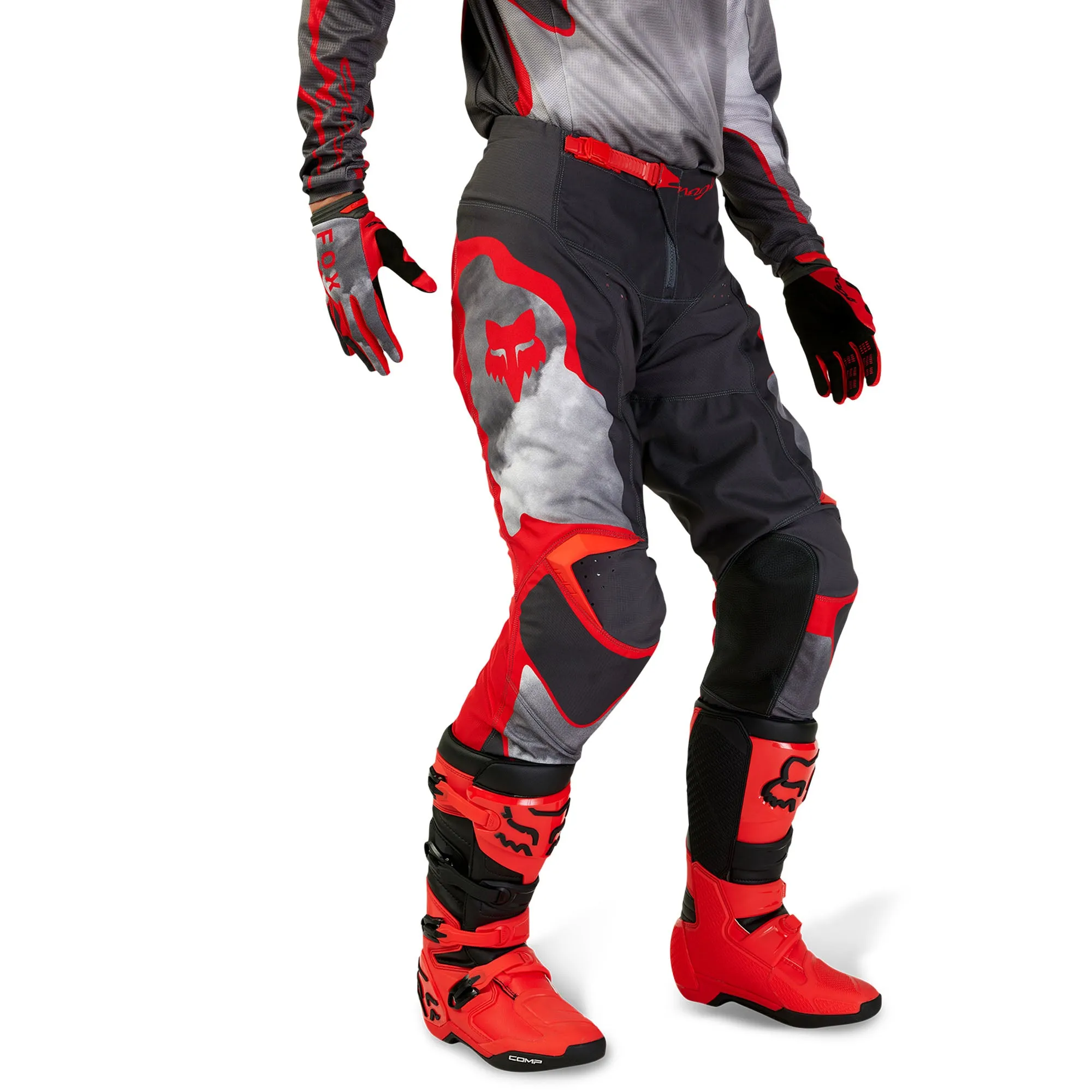 Fox Racing 180 Atlas Offroad Pants Grey/Red