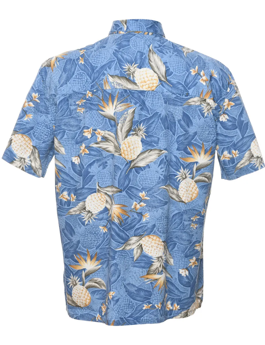 Fruit Print Hawaiian Shirt - M