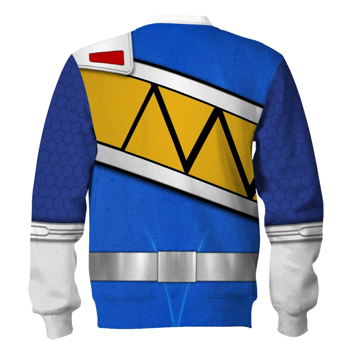 Gearhomie Blue Power Rangers Dino Charge Hoodies Sweatshirt T-shirt Hawaiian