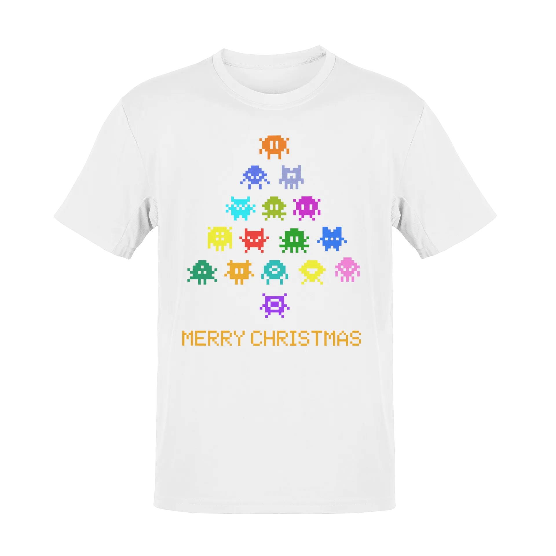 Invaders Christmas Tree Adult for Men and Women T-Shirt