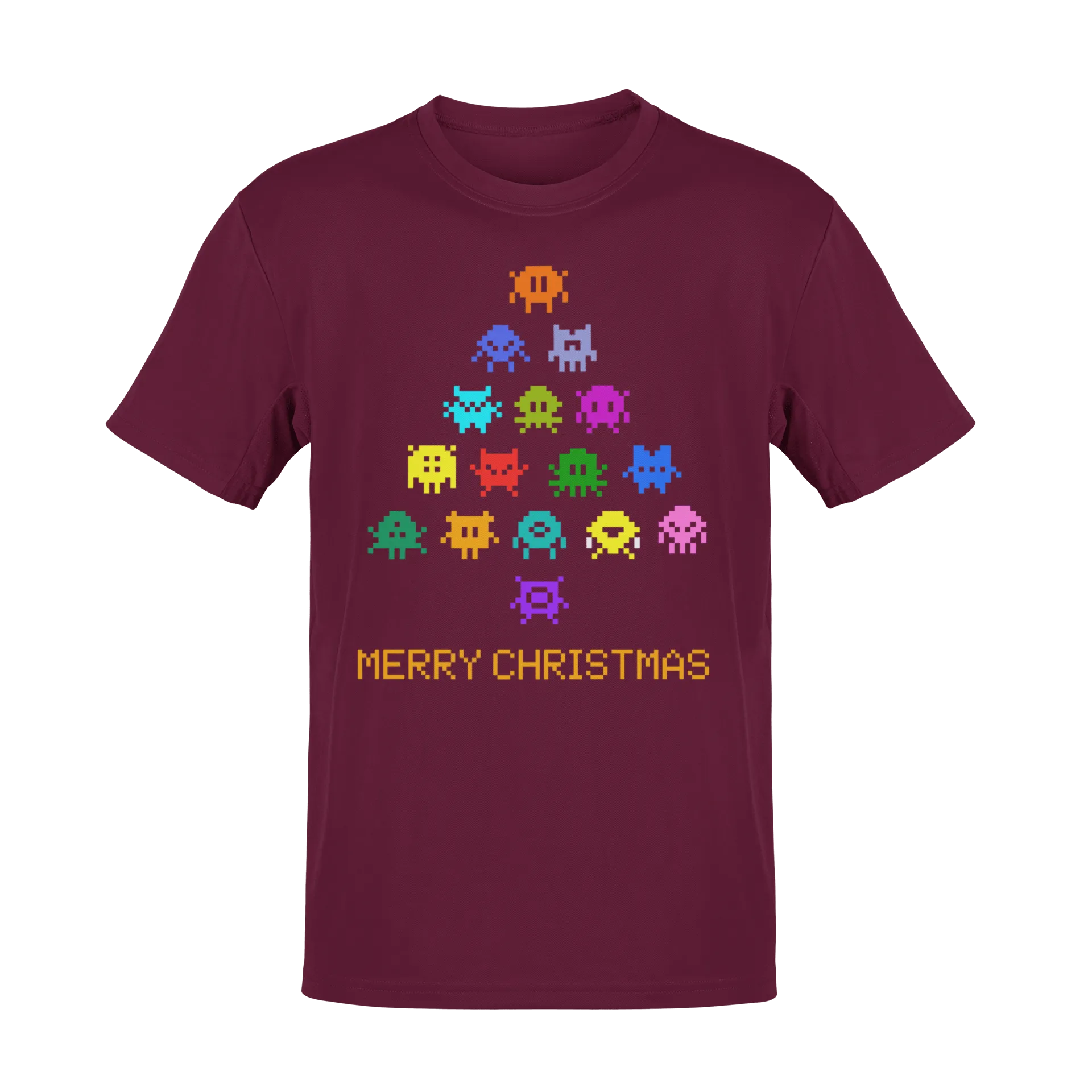 Invaders Christmas Tree Adult for Men and Women T-Shirt