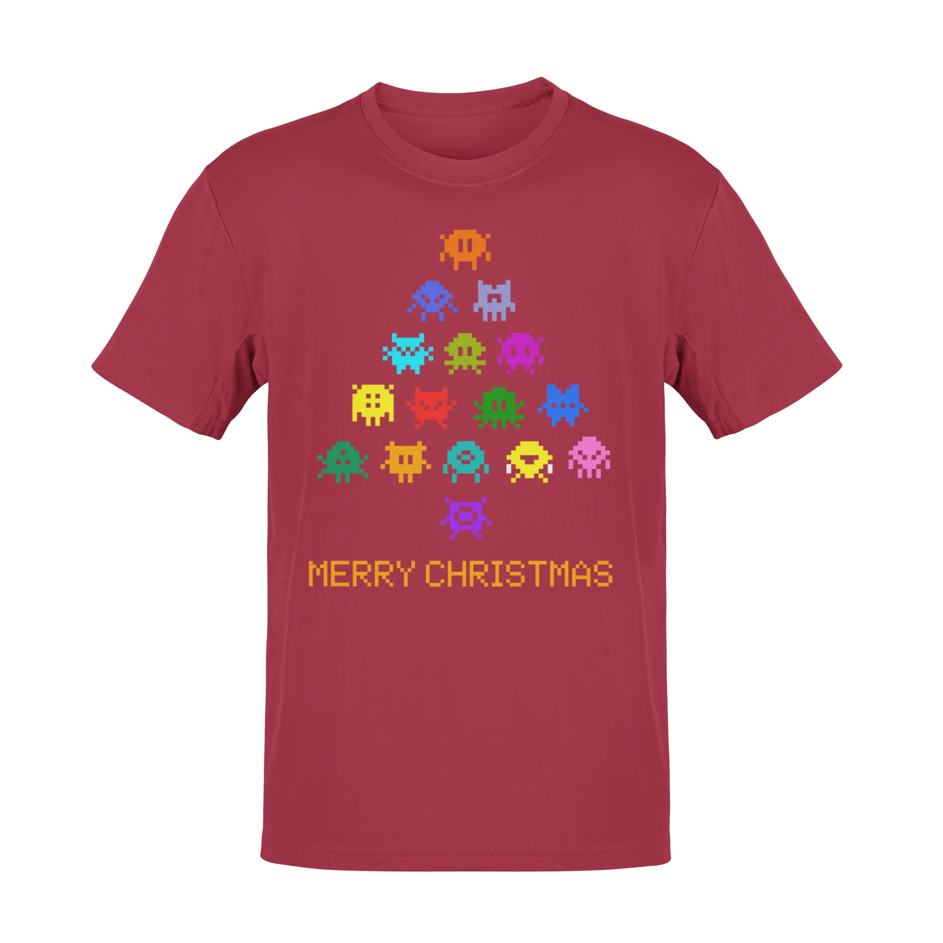 Invaders Christmas Tree Adult for Men and Women T-Shirt