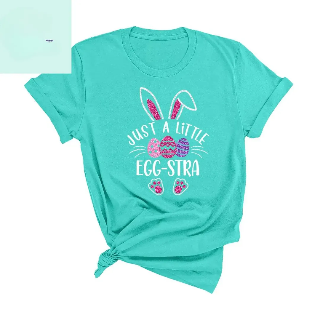 Just a Little Egg-stra Heather Mint T-Shirt