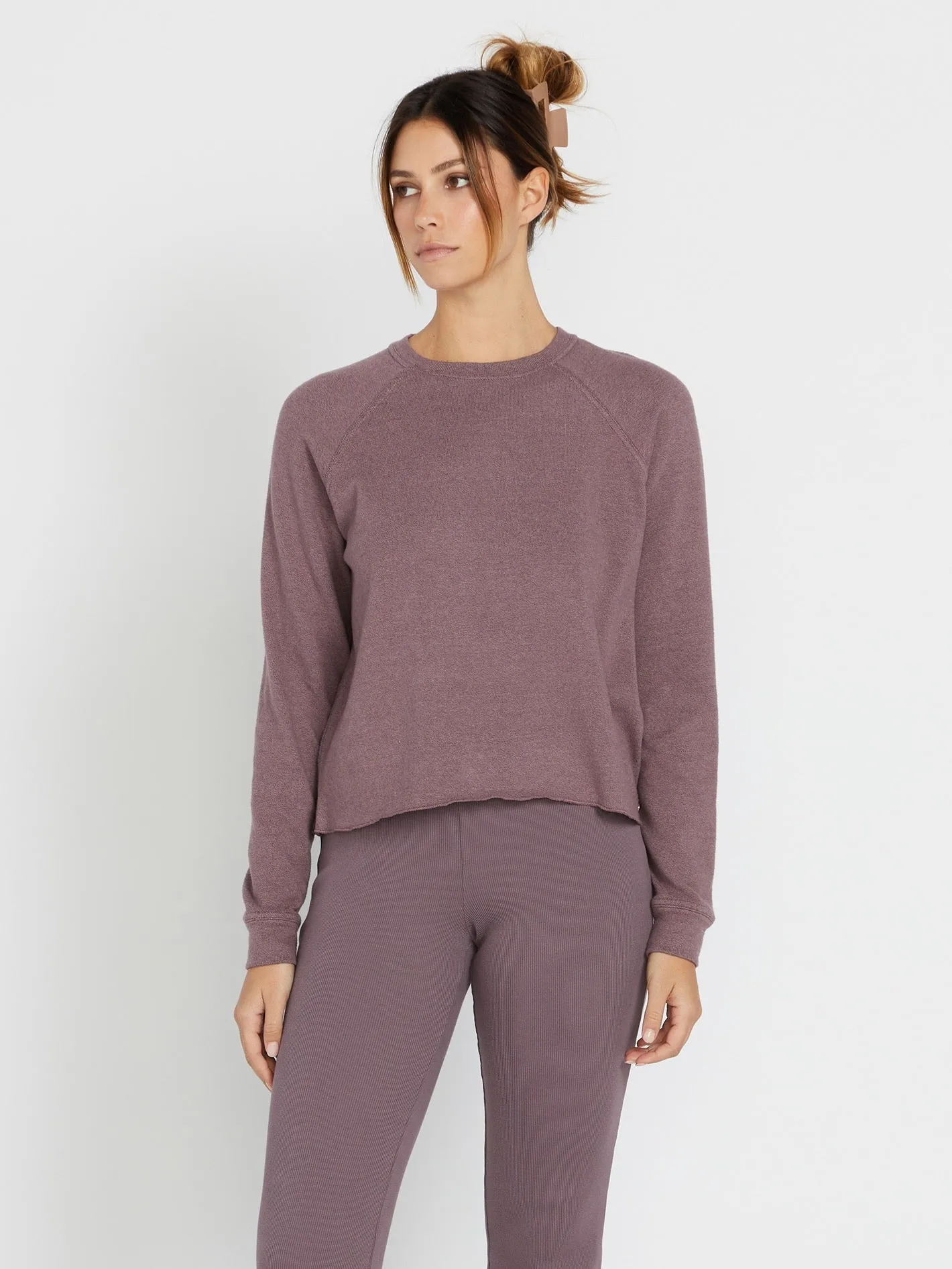 Lived in Lounge Crew Sweatshirt - Acai