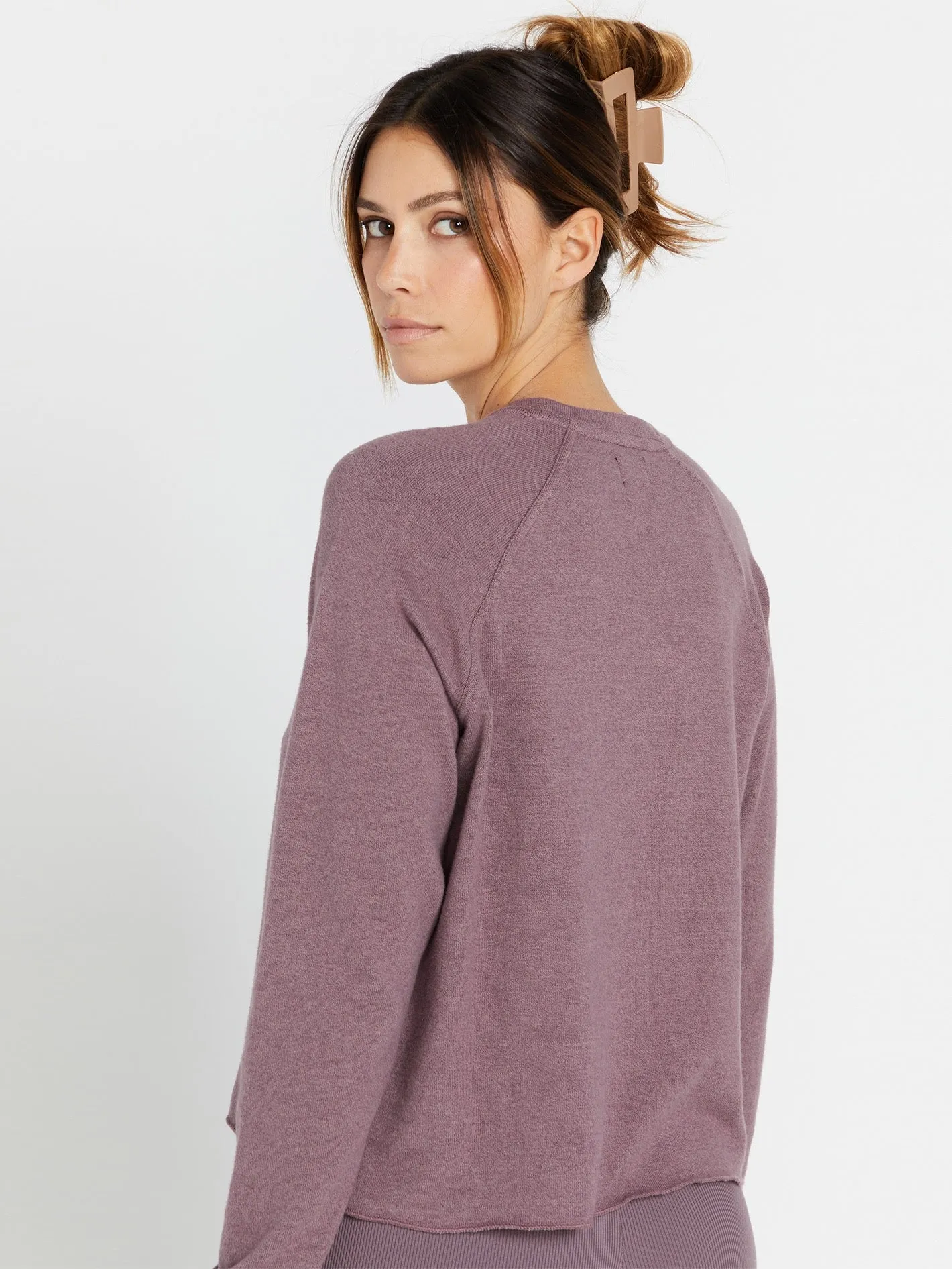 Lived in Lounge Crew Sweatshirt - Acai