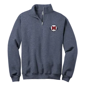 Manalapan Hockey NuBlend 1/4-Zip Cadet Collar Sweatshirt