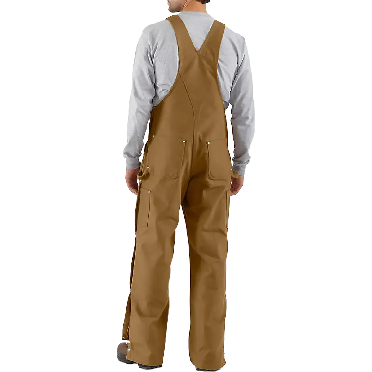 Men's Loose Fit Firm Duck Bib Overall