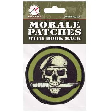 Military Skull & Knife Morale Patch