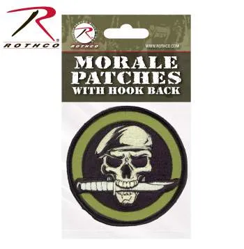 Military Skull & Knife Morale Patch