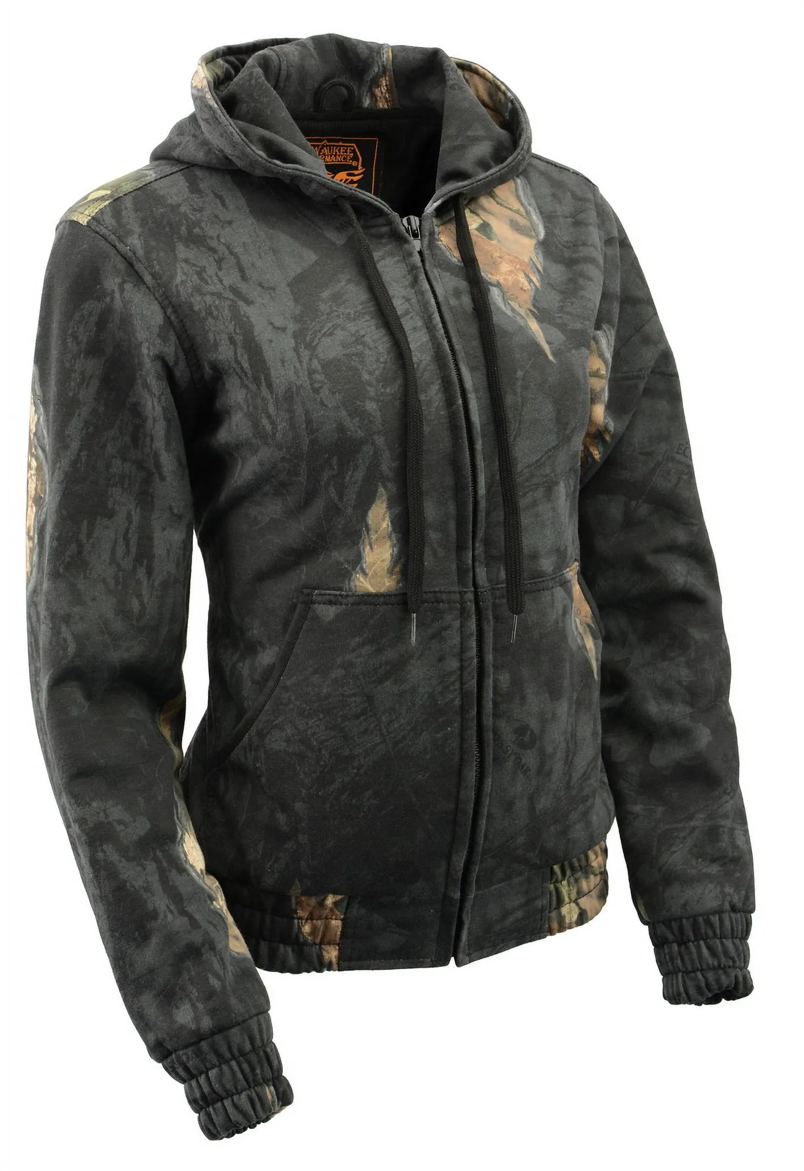 Milwaukee Leather MPL2779 Women's Mossy Oak Eclipse Zipper Front