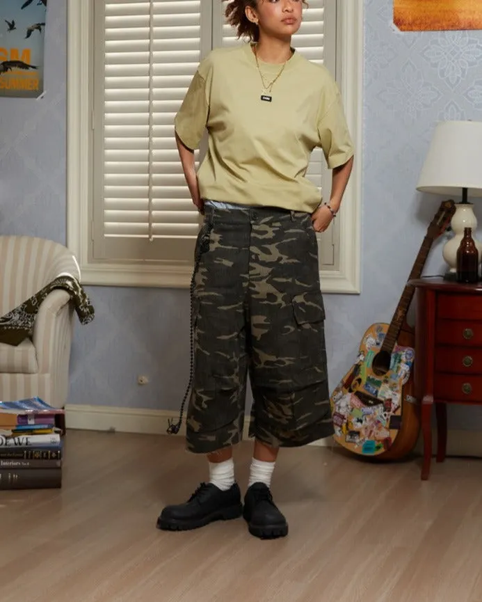 Multi-Pocket Camouflage Pants