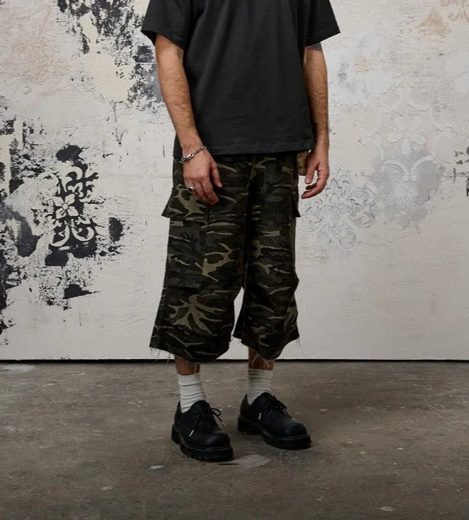 Multi-Pocket Camouflage Pants