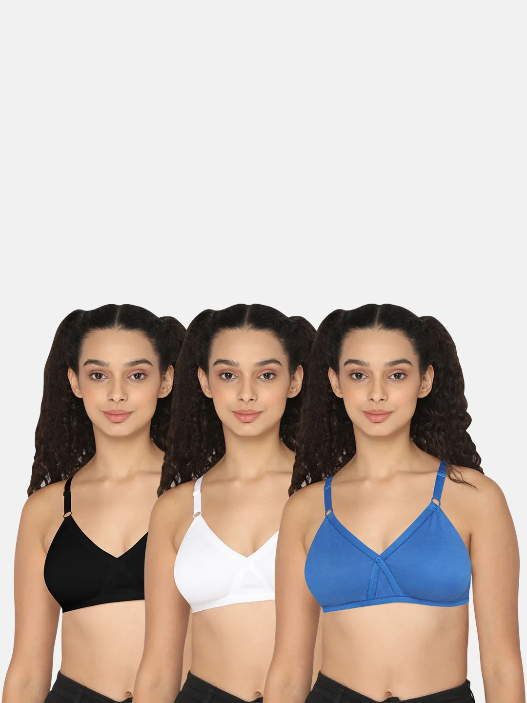 Naidu Hall Pretti Knitwear Bra Combo Pack – Soft, Supportive and Stylish Essentials for Everyday Comfort (C43)