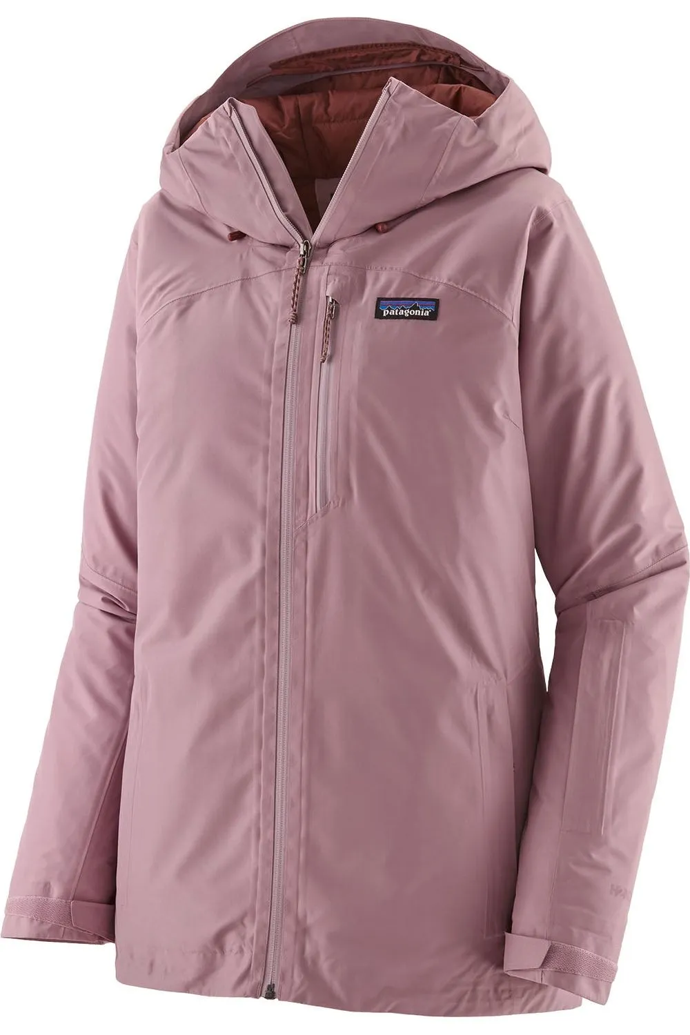 Patagonia Womens Insulated Powder Town Snow Jacket Stormy Mauve