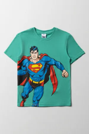 Superman Short Sleeve T-Shirt Green