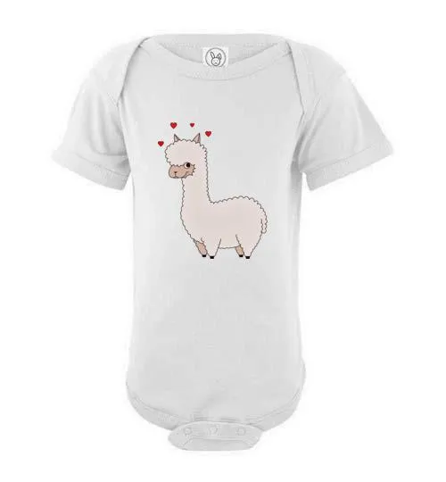 t-shirt: Alpaca Love Infant Fine Jersey Bodysuit Onesie