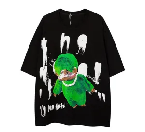 T-shirts cartoon fun graffiti unisex