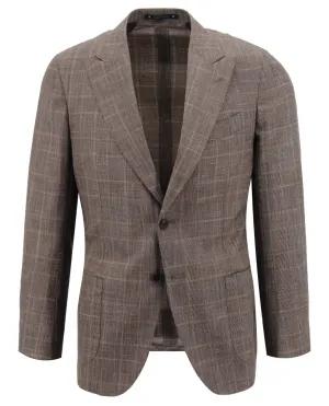 Tan Glen Plaid Suit