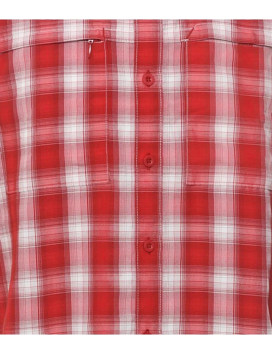 The North Face Red Checked Shirt - L