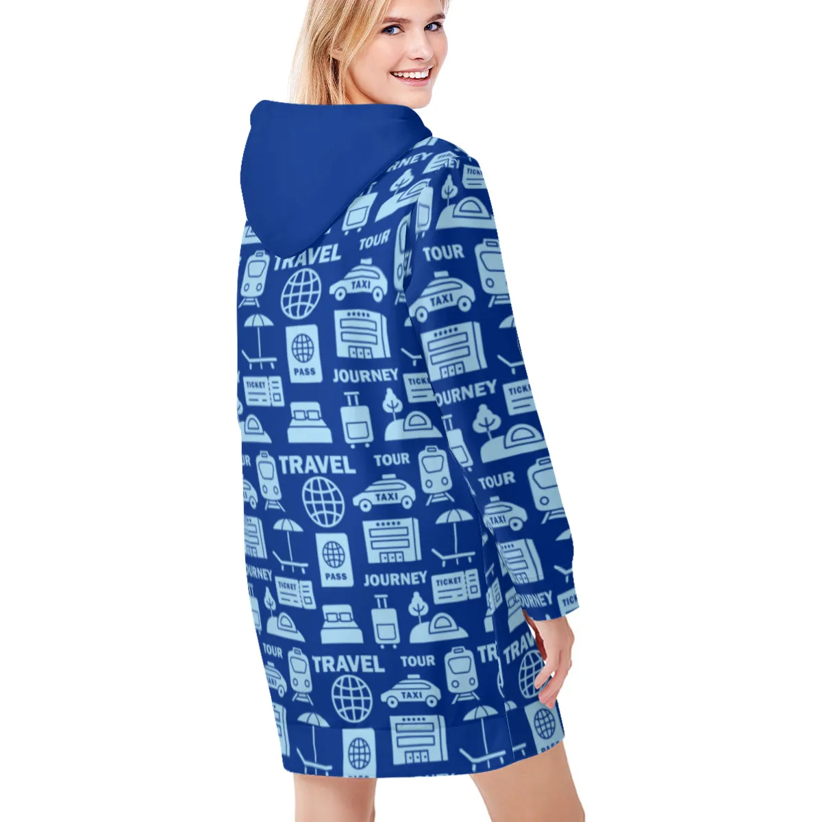 Travel & Tour Hoodie Dress