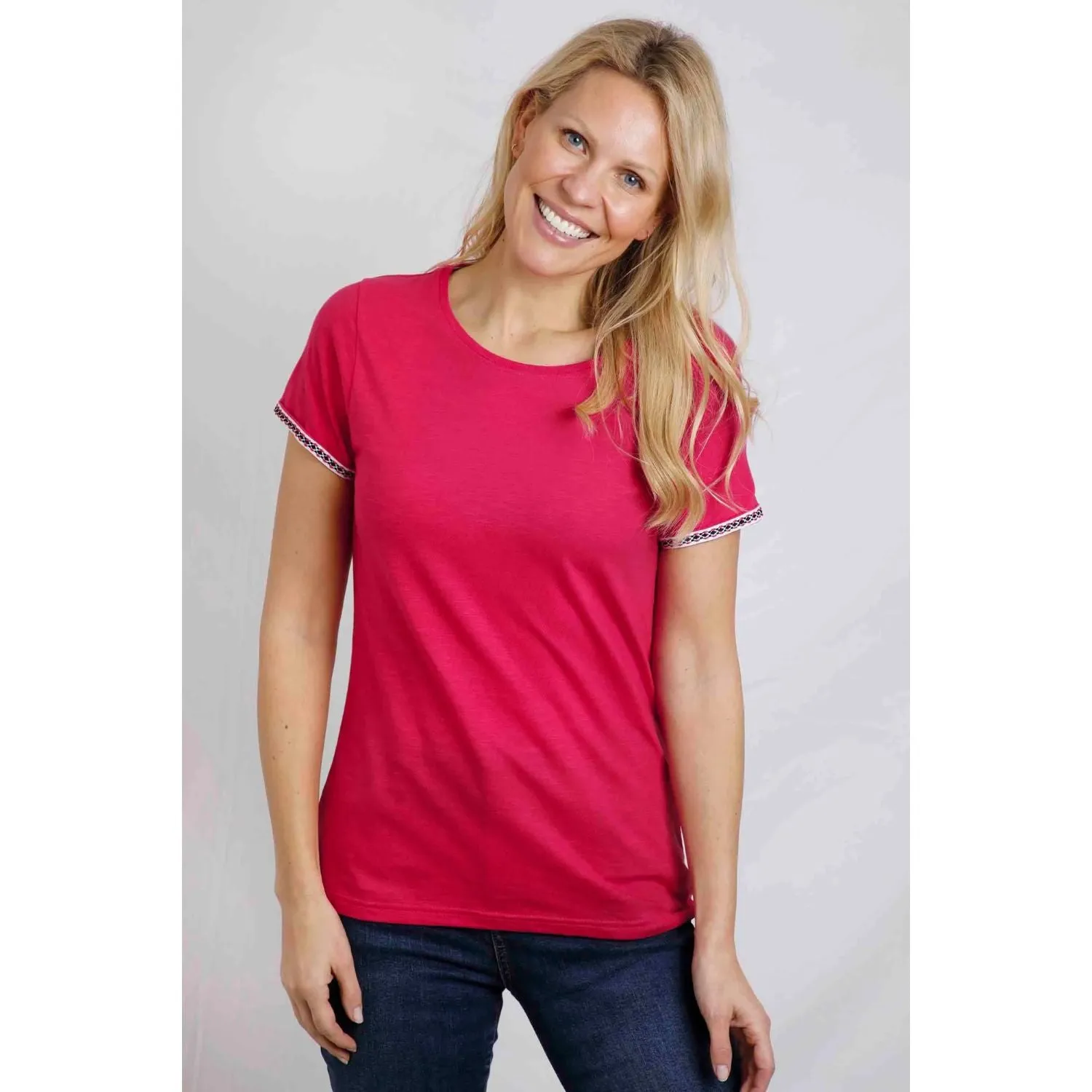 Weird Fish 14 Hot Pink Teya Outfitter Cotton T-Shirt