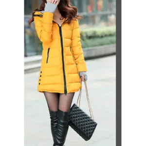 Women Comfy Slim Fit Stylish Long Sleeve Breathable Padded Jacket - WPJ90237