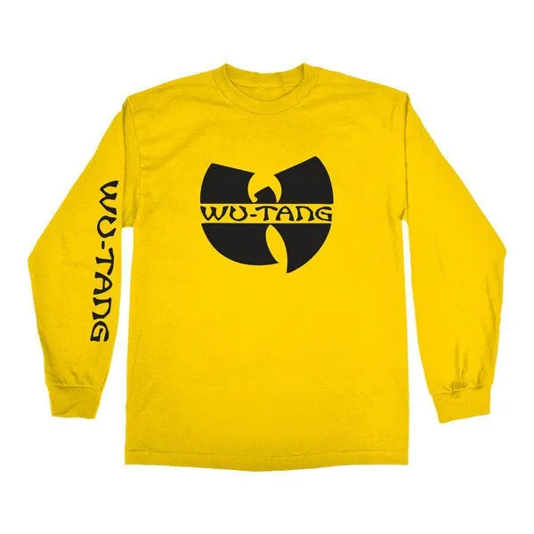 Wu-Tang Classic Logo Long Sleeve Tee Yellow