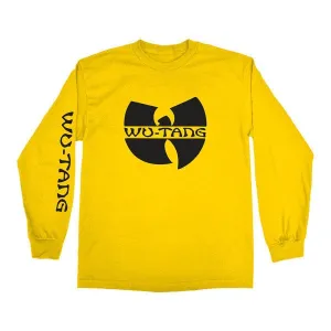 Wu-Tang Classic Logo Long Sleeve Tee Yellow